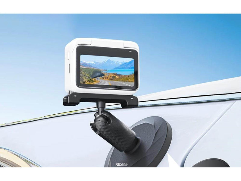 TELESIN Magnetic Base and Suction Cup Base Set  for