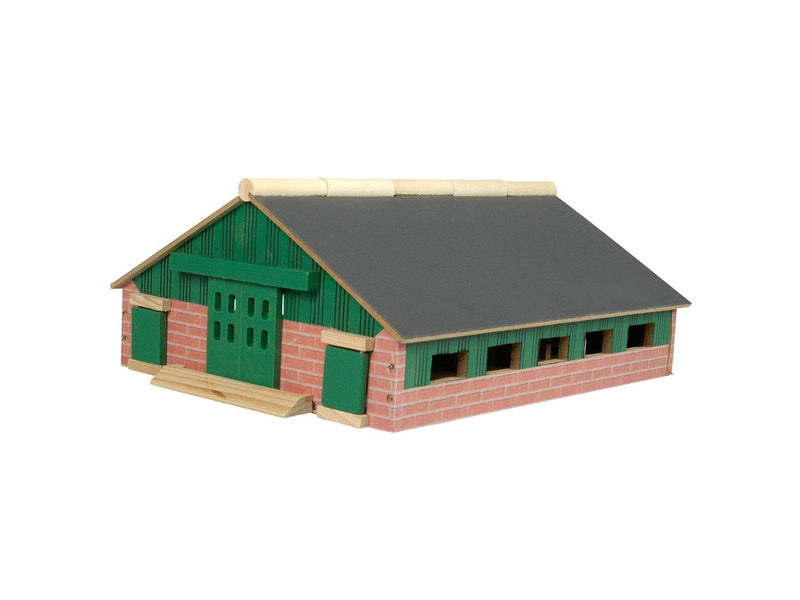 Kids Globe Running stable Wood 1:87