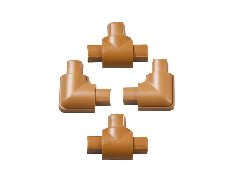 D-LINE Adapter Kit 16x8mm 4 Pieces Oak Colored