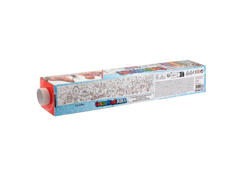 Grafix Color Roll with Print and 6 Colored Pencils 250x42cm