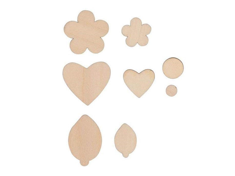 Goki Wooden Craft Flowers 75 pcs.