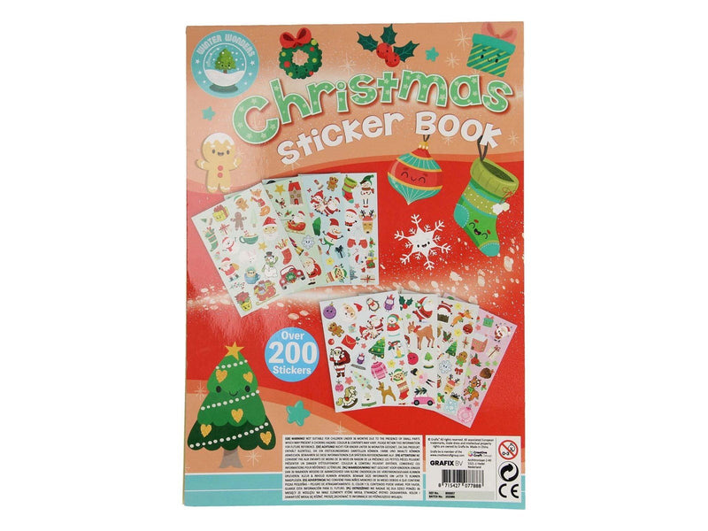Creative Craft Group XMAS Sticker Book A4 8 Sheets