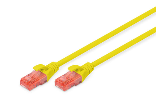 DIGITUS Patch-Kabel RJ-45 (M) zu RJ-45 (M) 1m CCA U/UTP Cat 6 gelb (DK-1612-010/Y)