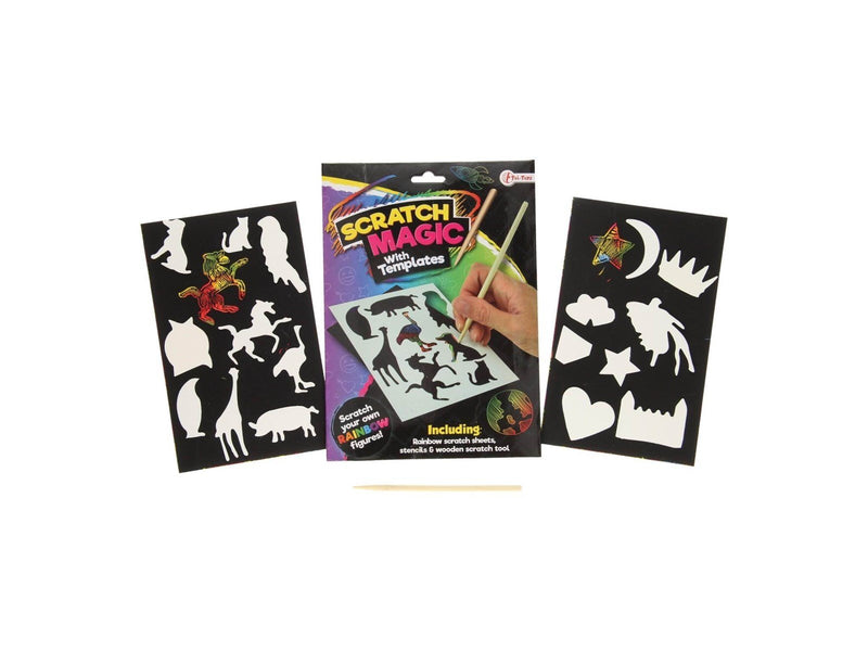 Toi-Toys Scratch Set Rainbow Figures