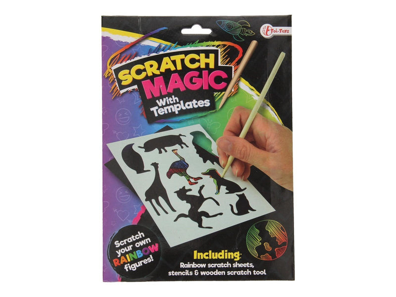 Toi-Toys Scratch Set Rainbow Figures