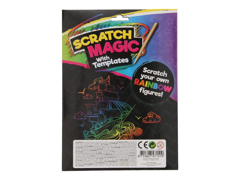 Toi-Toys Scratch Set Rainbow Figures