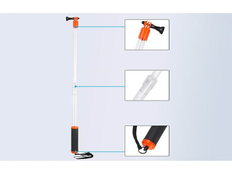 TELESIN Diving floaty Waterproof Selfie Stick