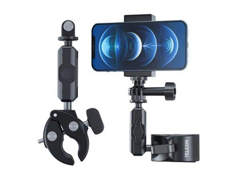 TELESIN Universal Handlebar Tube Clamp Mount for action cameras
