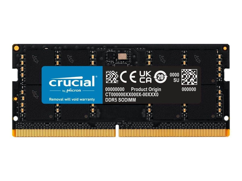 Crucial Classic SODIMM DDR5-5600 - 48GB - CL46 - Single Channel (1 pcs) - Schwarz