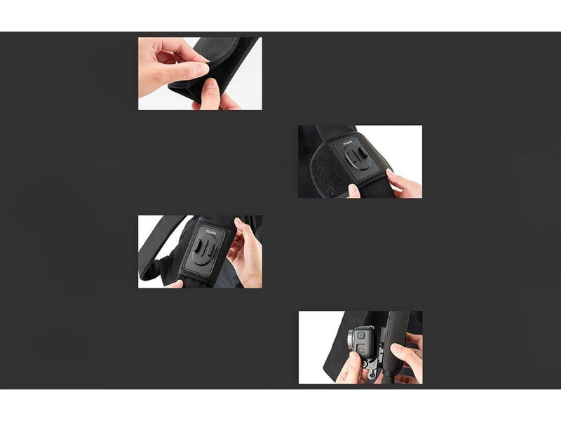 TELESIN Backpack strap Telesin mount kit with J-hook for sports cameras