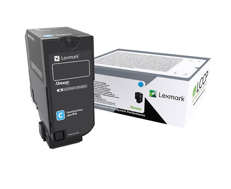 Lexmark Original Toner Standard Variante - CS/CX725 cyan 12000 Seiten (74C0H20)