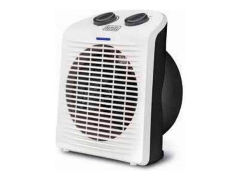 Black & Decker Fan Heater 2000W IP21 White