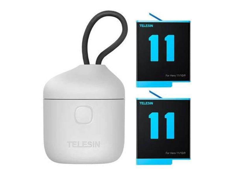 TELESIN 3-slot waterproof charger Telesin Allin box + 2 batteries for GoPro Hero 12 / 11 / 10 / 9