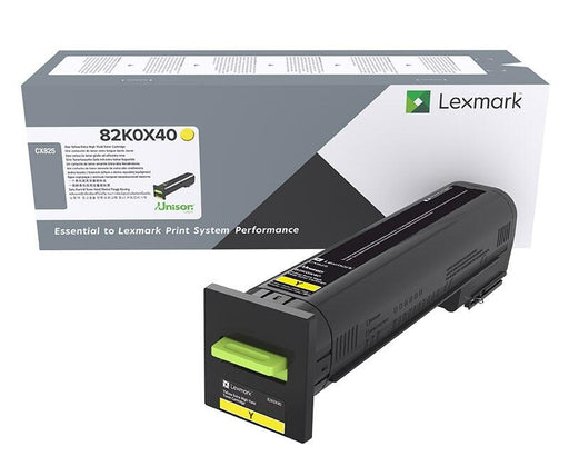 Lexmark Original Toner Standard Variante - CX825 gelb 22000 Seiten (82K0X40)