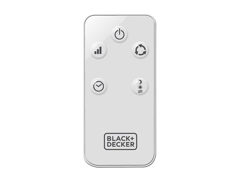 Black & Decker Tower Fan White 102cm