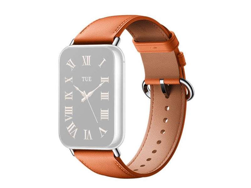 Xiaomi Smart Band 9 Pro/8 Pro Leather Quick Release Strap - Coral / Orange