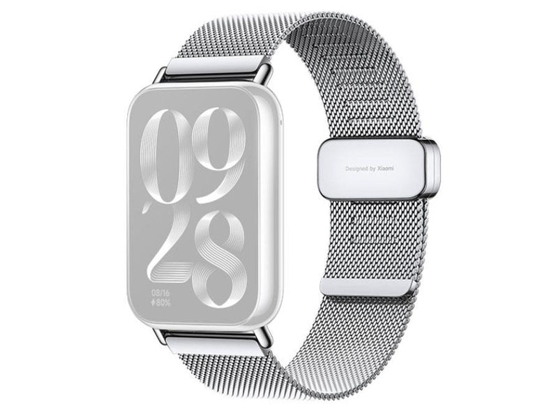 Xiaomi Smart Band 9 Pro/8 Pro Milanese Quick Release Strap - Silver