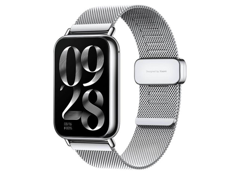 Xiaomi Smart Band 9 Pro/8 Pro Milanese Quick Release Strap - Silver
