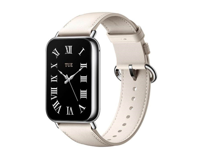 Xiaomi Smart Band 9 Pro/8 Pro Leather Quick Release Strap - Cream White