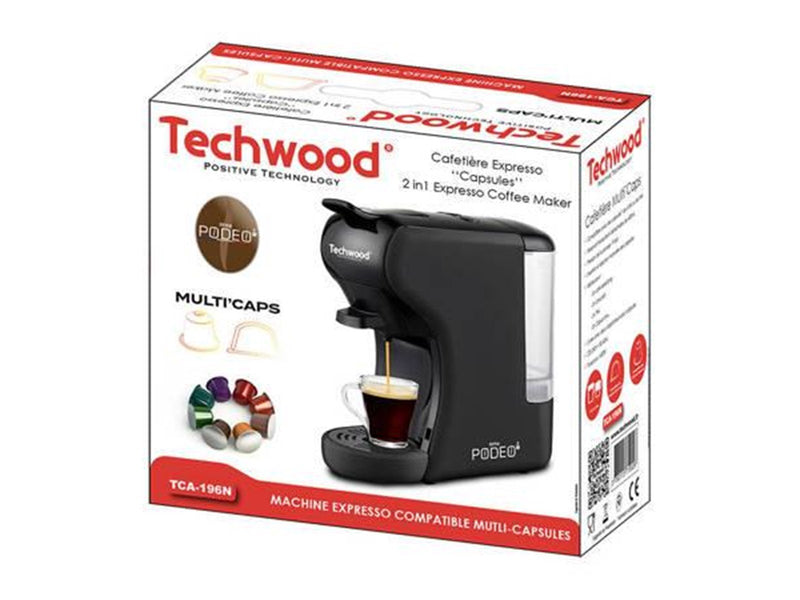 Techwood Capsule coffee maker (black)