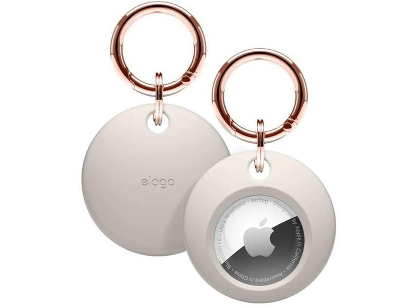 Elago Basic Key Chain for AirTag Stone