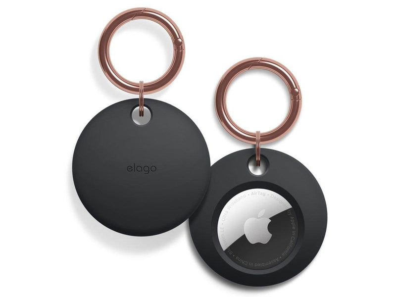 Elago Basic Key Chain for AirTag Black