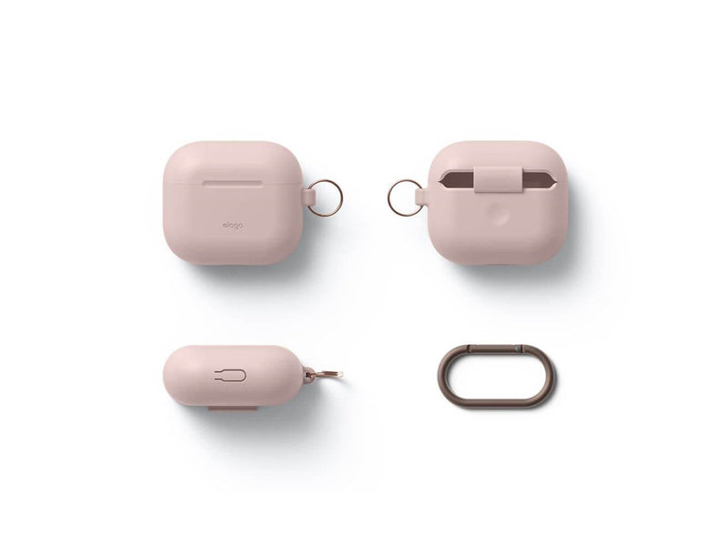 Elago AirPod 3 Hang Silicon Case Sand Pink