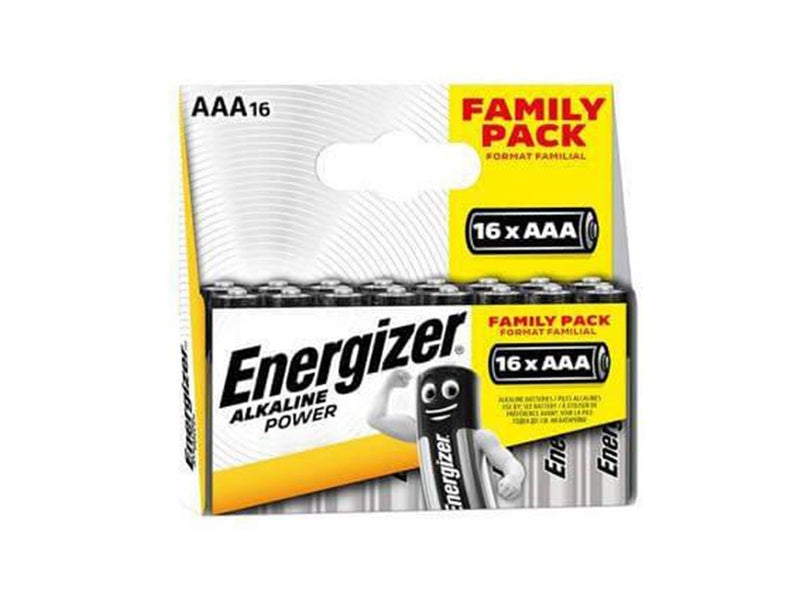 Energizer Batteri AAA/LR03 Alkaline Power 16-pack
