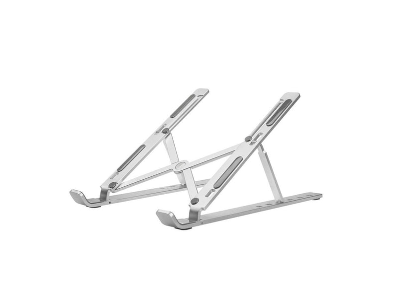 Desire2 Foldable Laptop Stand X shaped Aluminium Silver