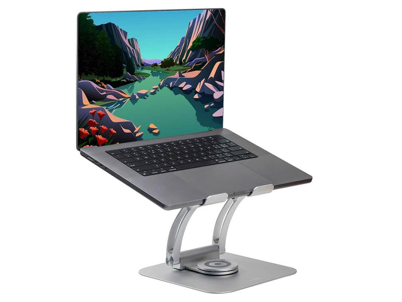Desire2 Laptop Stand Supreme Dual Pivot Plus Silver