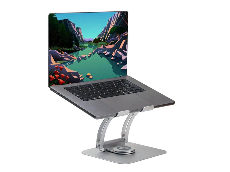 Desire2 Laptop Stand Supreme Dual Pivot Plus Silver