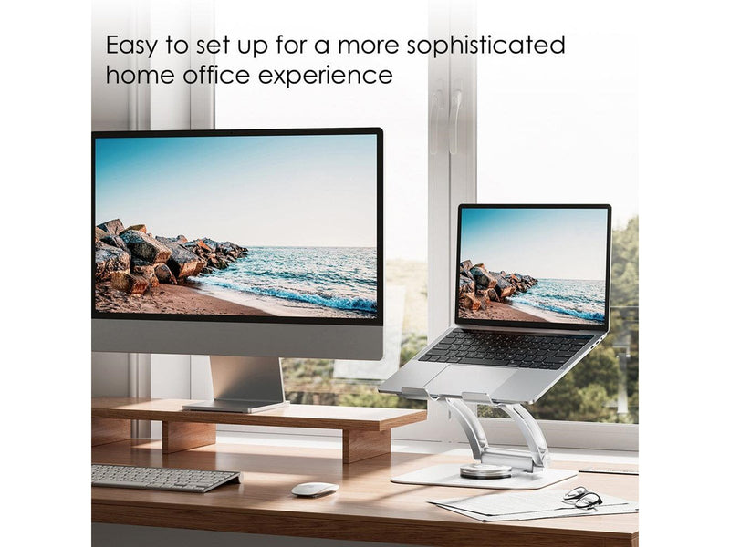 Desire2 Laptop Stand Supreme Dual Pivot Plus Silver