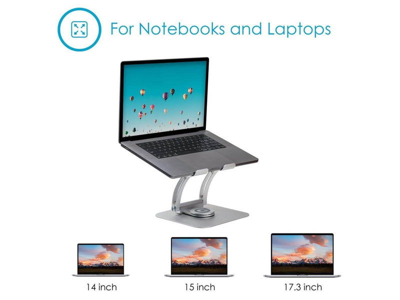 Desire2 Laptop Stand Supreme Dual Pivot Plus Silver