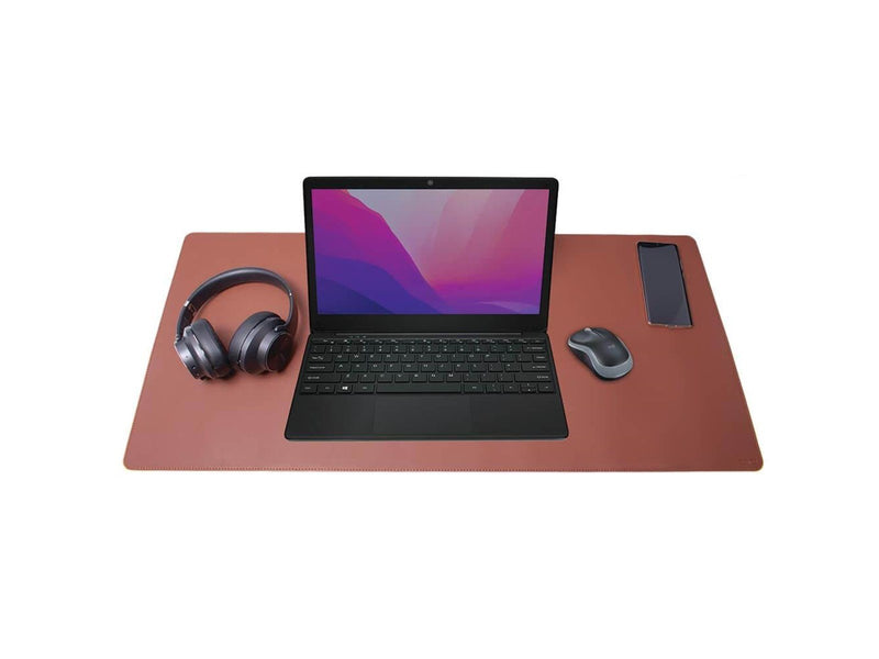 Desire2 Prestige Pad Desk Mat 400x900mm Brown