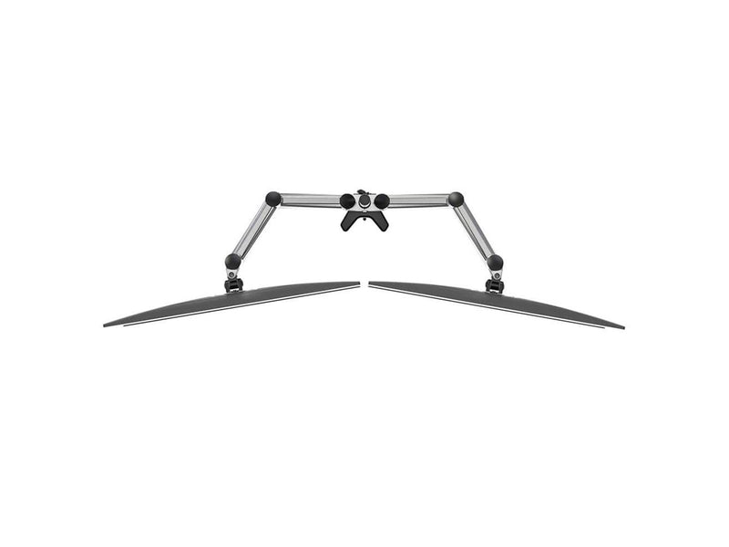 Desire2 Monitor Arm Duo Aluminium Gas