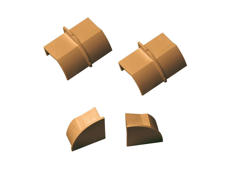 D-LINE Adapter Kit 22x22mm 4 Pieces Oak Colored