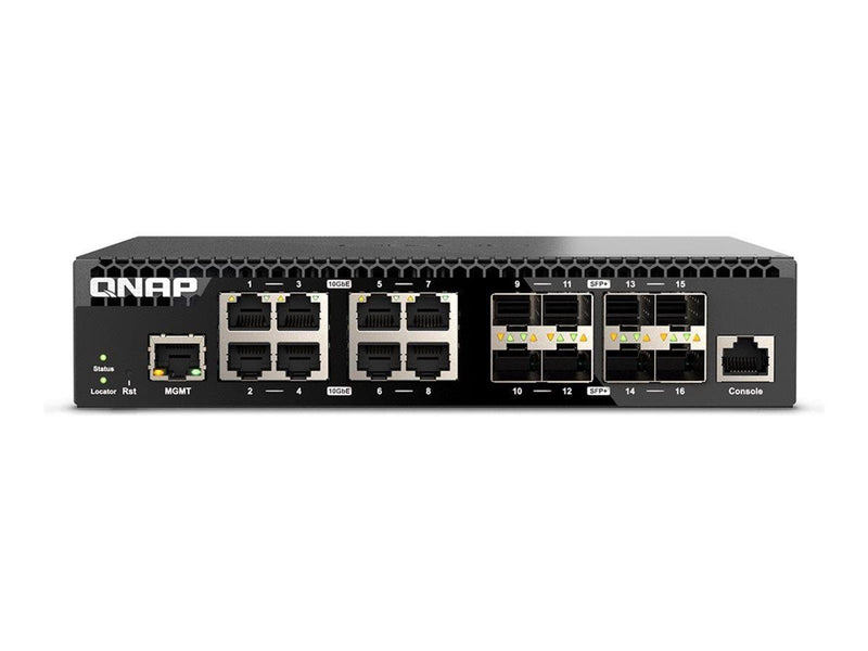 QNAP QSW-M3216R-8S8T 16-Port 10GbE Layer 2 Web Managed Switch