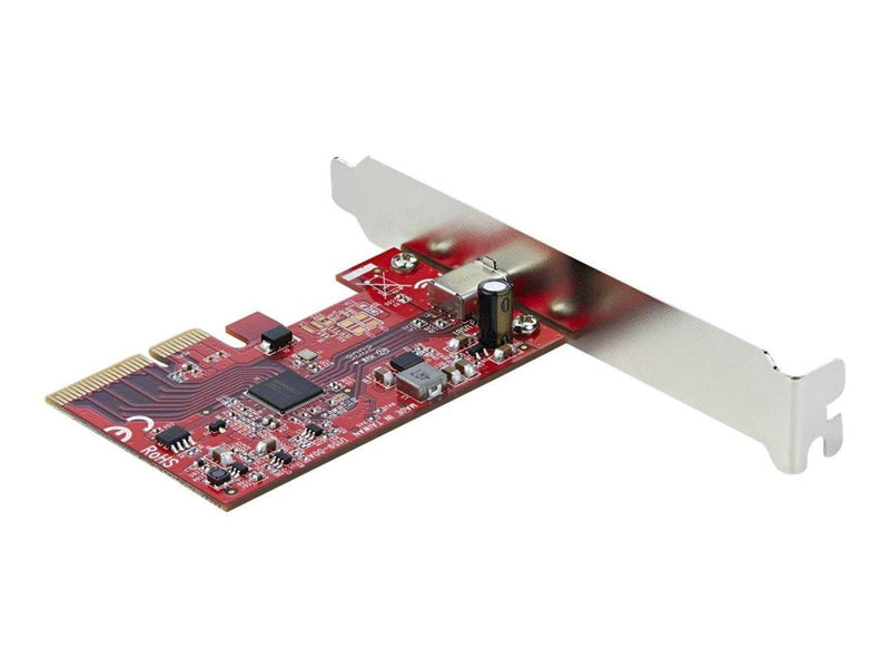 StarTech.com USB 3.2 Gen 2x2 PCIe Card - USB-C 20Gbps PCI Express 3.0 x4 Controller - USB Type-C Add-On PCIe Expansion Card -Win