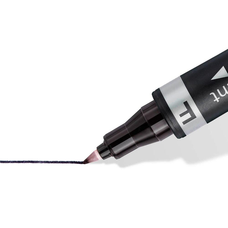 STAEDTLER Lumocolor duo Permanentmarker schwarz 0,6 - 1,5 mm - 10 Stück