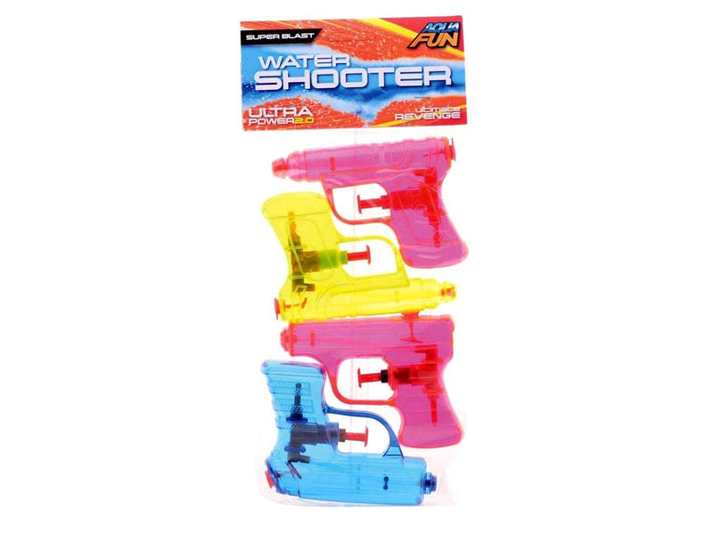 Johntoy Aqua Fun Water pistol 4 pcs. (Assorted)