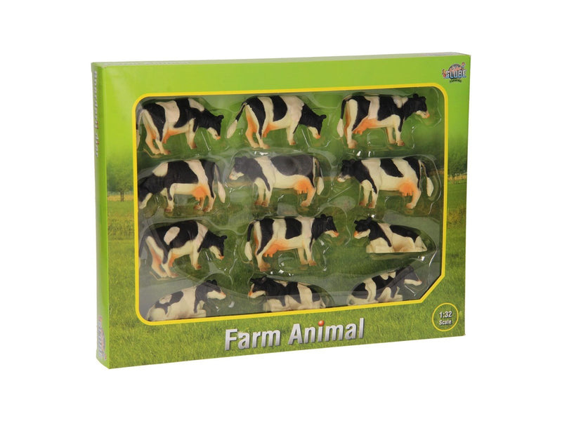Kids Globe Cows 12pcs 1:32