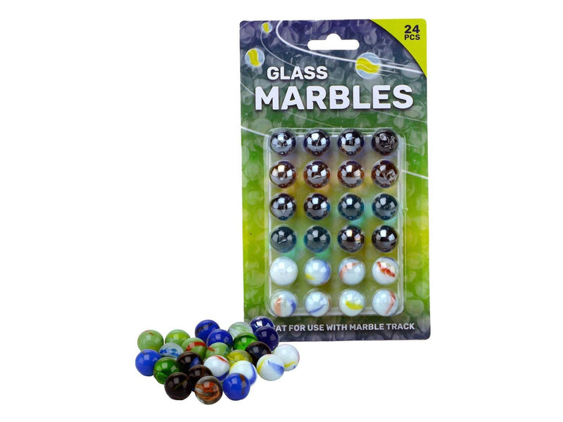 Outdoor Fun Marbles on Card 24 pcs.