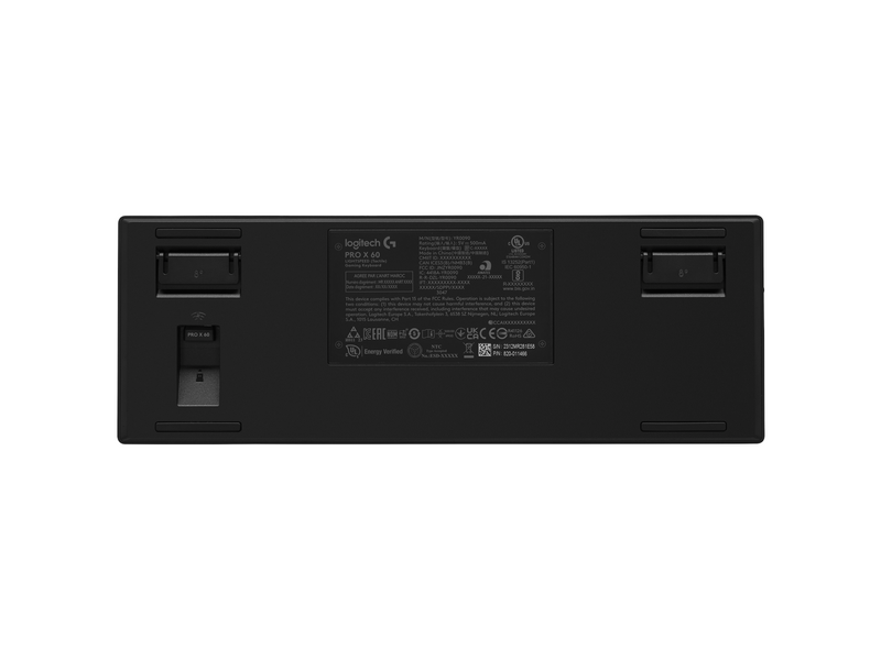Logitech G PRO X 60 LIGHTSPEED - Gaming Tastaturen - ohne Numpad - Deutsch - Schwarz