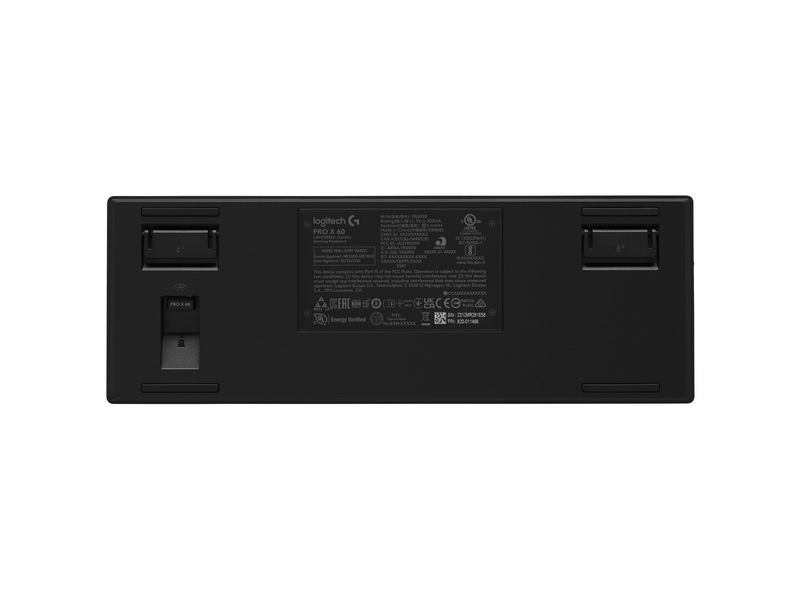 Logitech G PRO X 60 LIGHTSPEED - Gaming Tastaturen - ohne Numpad - Französisch - Schwarz