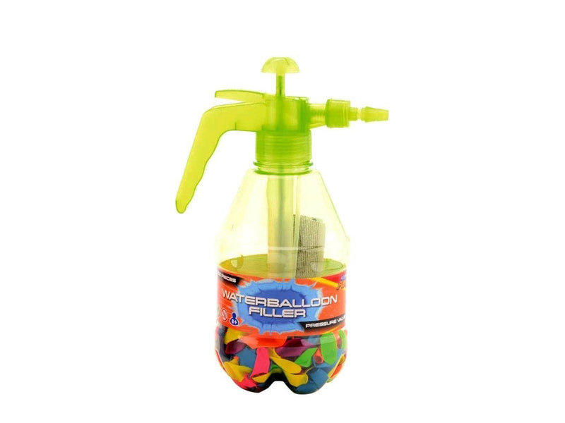 Johntoy Aqua Fun Water Balloon Filler with 250 Neon Water Balloons (Assorted)