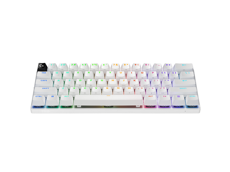 Logitech G PRO X 60 LIGHTSPEED - Gaming Tastaturen - ohne Numpad - Deutsch - Weiss
