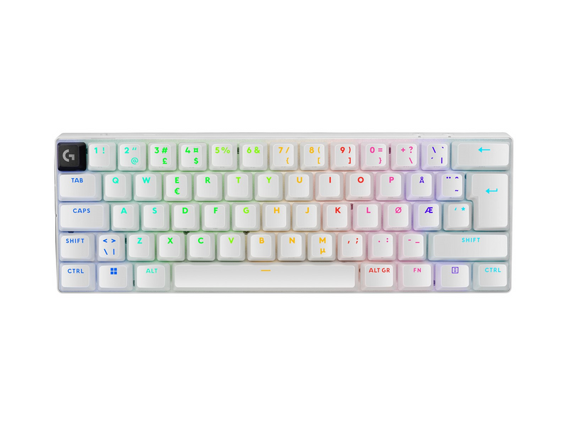 Logitech G PRO X 60 LIGHTSPEED - Gaming Tastaturen - ohne Numpad - Französisch - Weiss