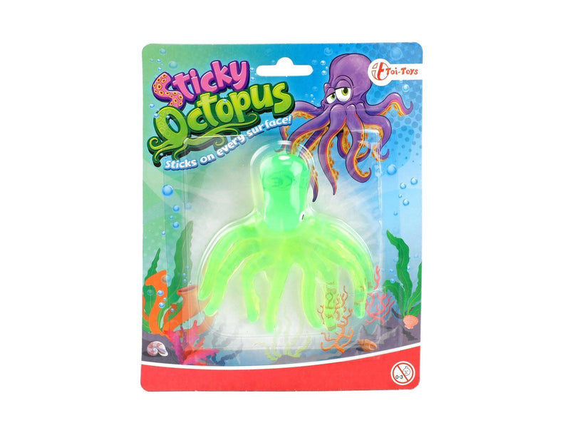 Toi-Toys Window Crawler Sticky Octopus (Assorted)