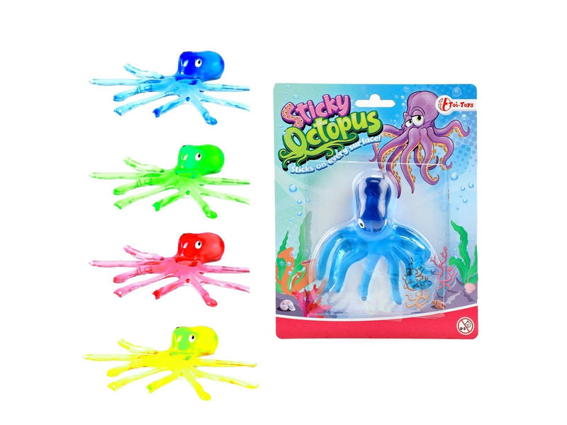 Toi-Toys Window Crawler Sticky Octopus (Assorted)