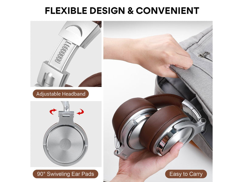 OneOdio Pro 40 - Silver / Brown